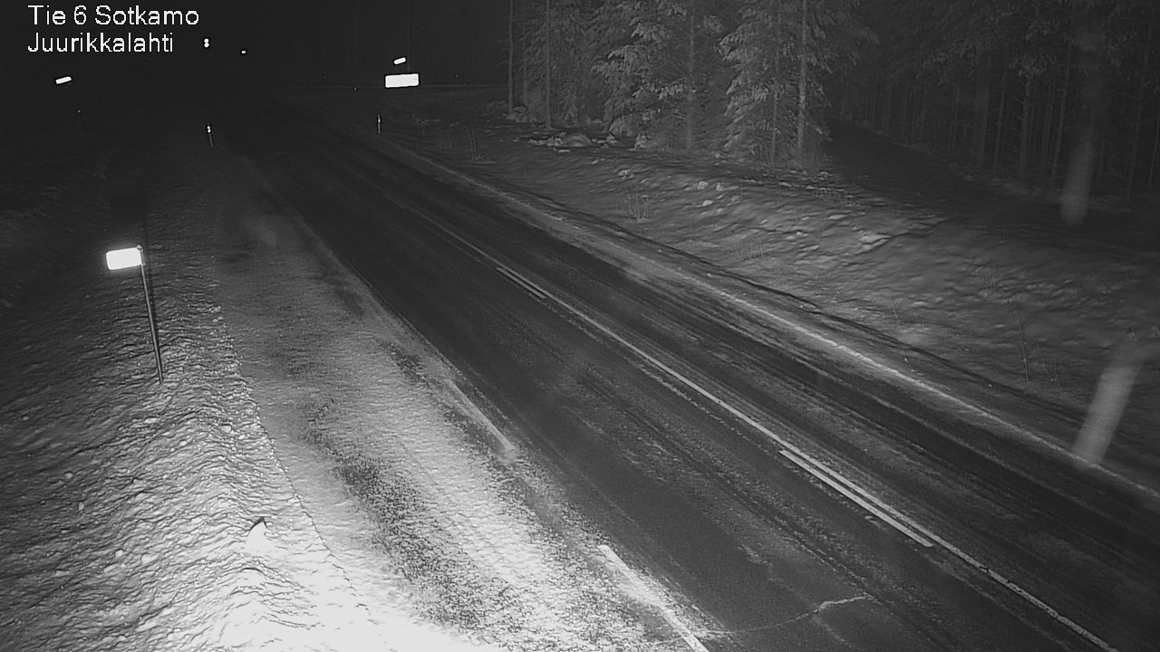 Weather Camera Image Väg 6 Sotkamo, Juurikkalahti, Sotkamo, Kainuu