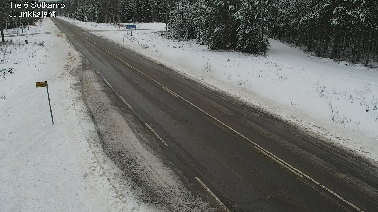 Weather Camera Image Väg 6 Sotkamo, Juurikkalahti, Sotkamo, Kainuu