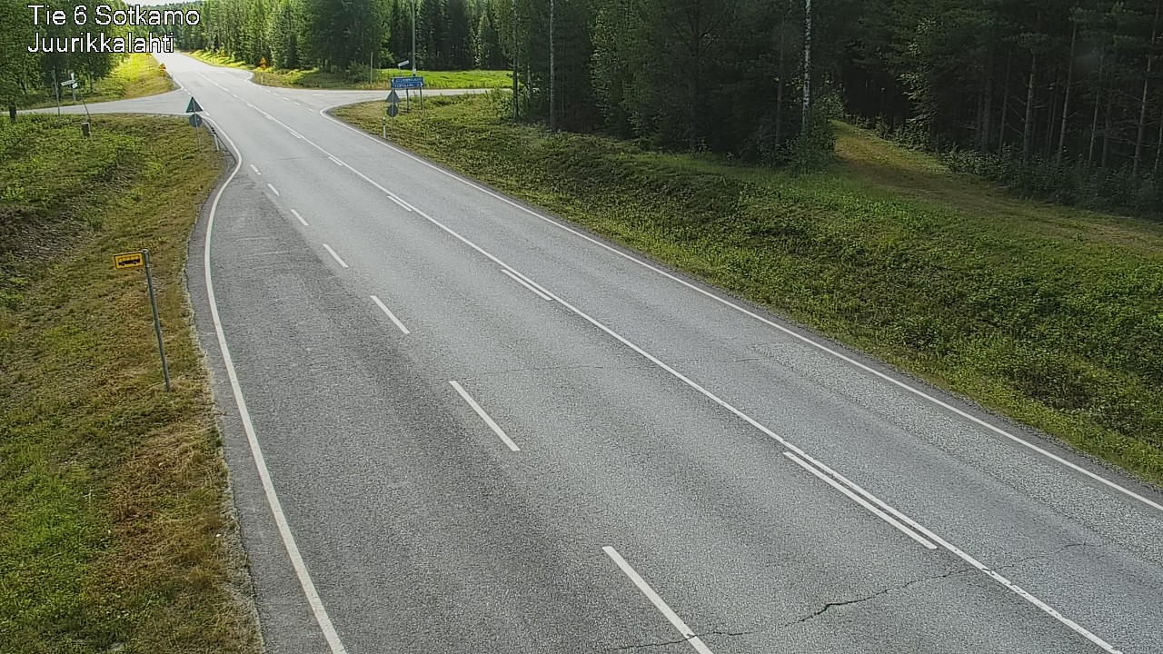 Weather Camera Image Väg 6 Sotkamo, Juurikkalahti, Sotkamo, Kainuu