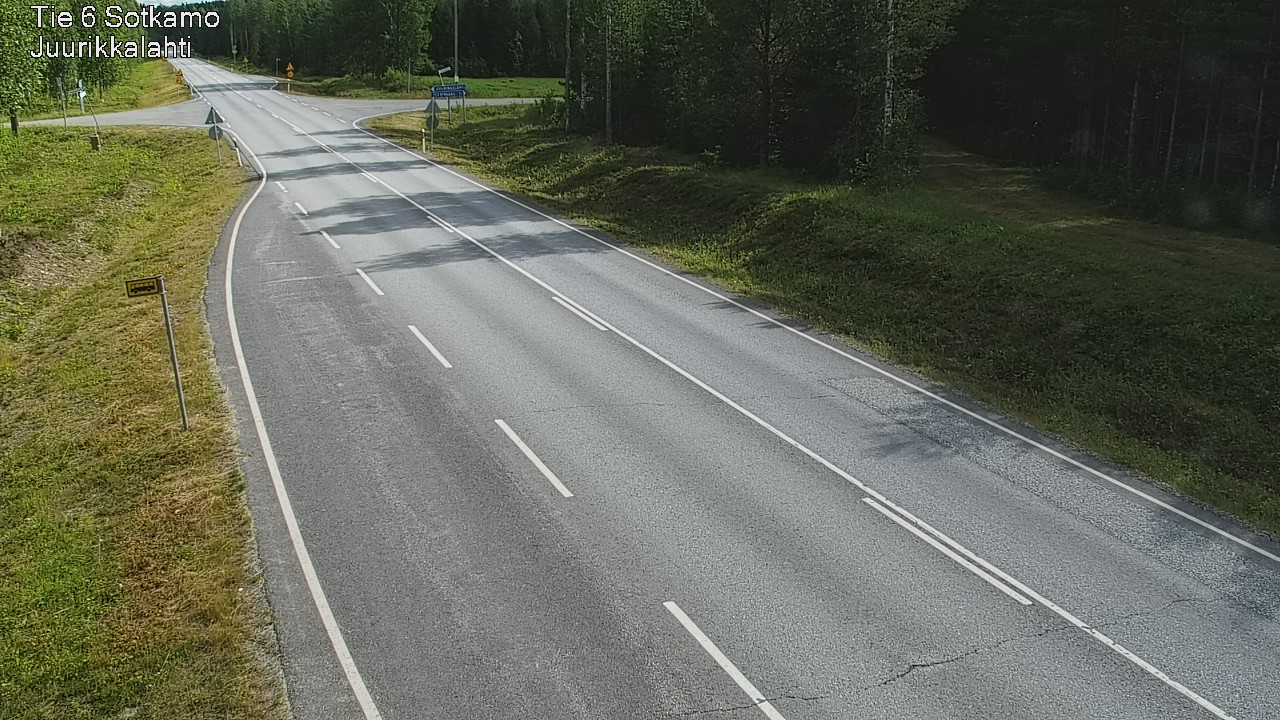 Weather Camera Image Väg 6 Sotkamo, Juurikkalahti, Sotkamo, Kainuu