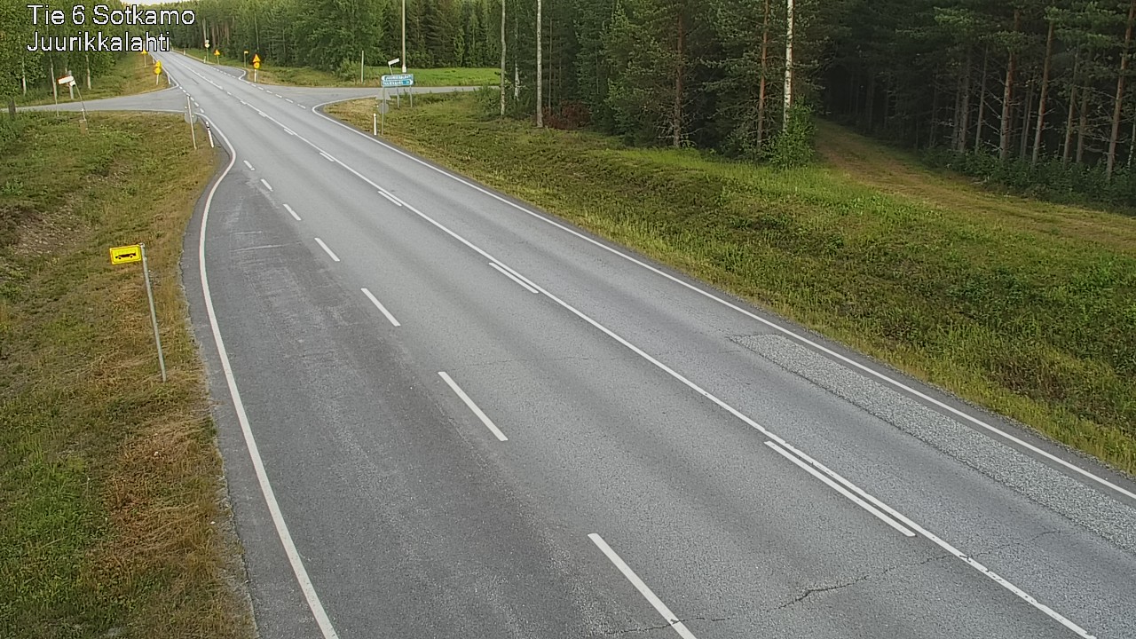 Weather Camera Image Väg 6 Sotkamo, Juurikkalahti, Sotkamo, Kainuu