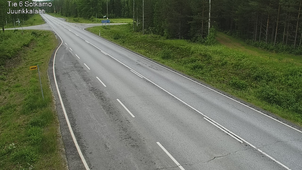 Weather Camera Image Väg 6 Sotkamo, Juurikkalahti, Sotkamo, Kainuu