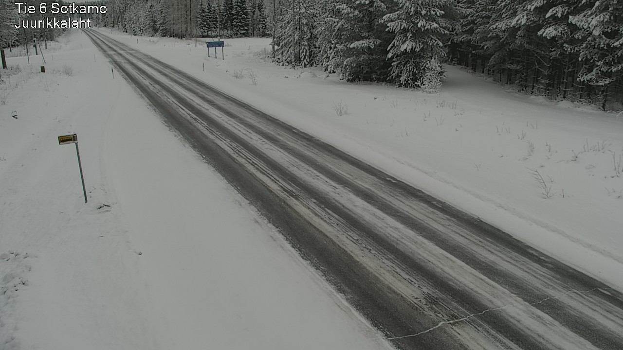 Weather Camera Image Väg 6 Sotkamo, Juurikkalahti, Sotkamo, Kainuu