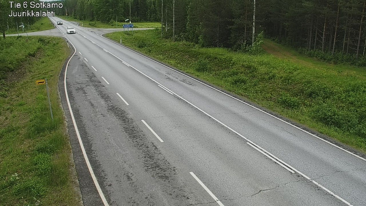 Weather Camera Image Väg 6 Sotkamo, Juurikkalahti, Sotkamo, Kainuu