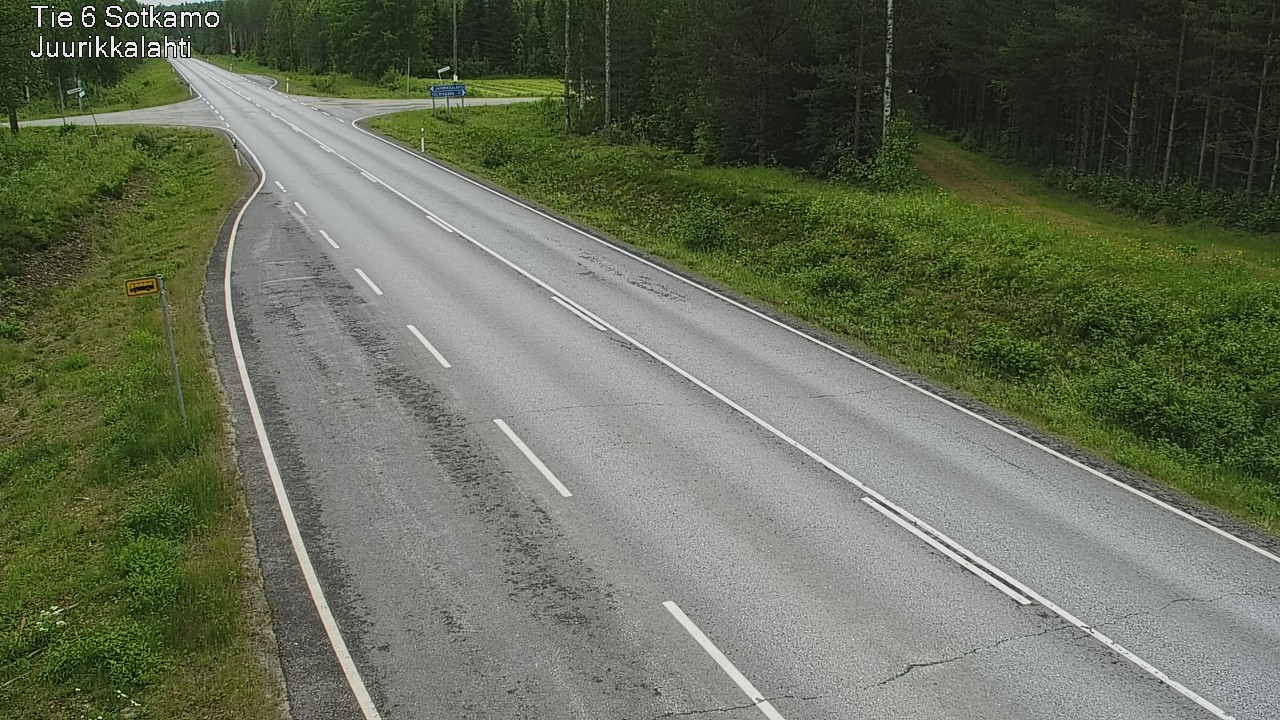 Weather Camera Image Väg 6 Sotkamo, Juurikkalahti, Sotkamo, Kainuu