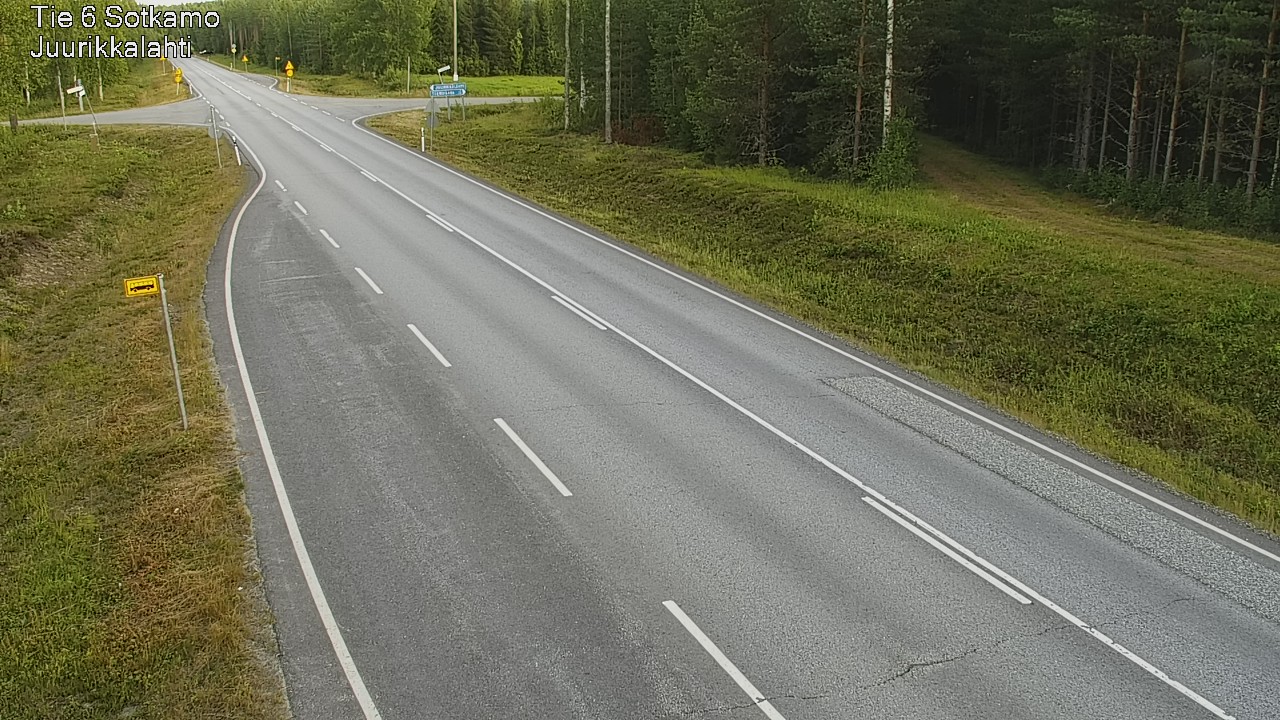 Weather Camera Image Väg 6 Sotkamo, Juurikkalahti, Sotkamo, Kainuu