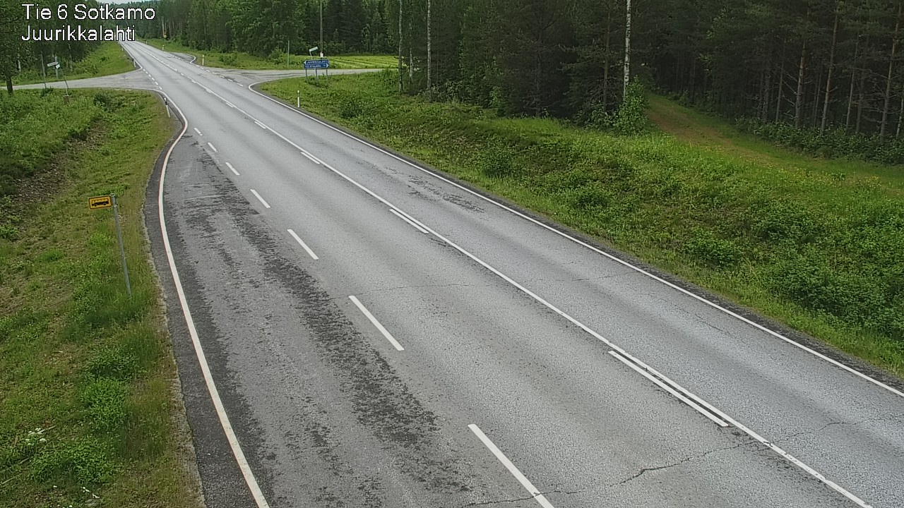 Weather Camera Image Väg 6 Sotkamo, Juurikkalahti, Sotkamo, Kainuu