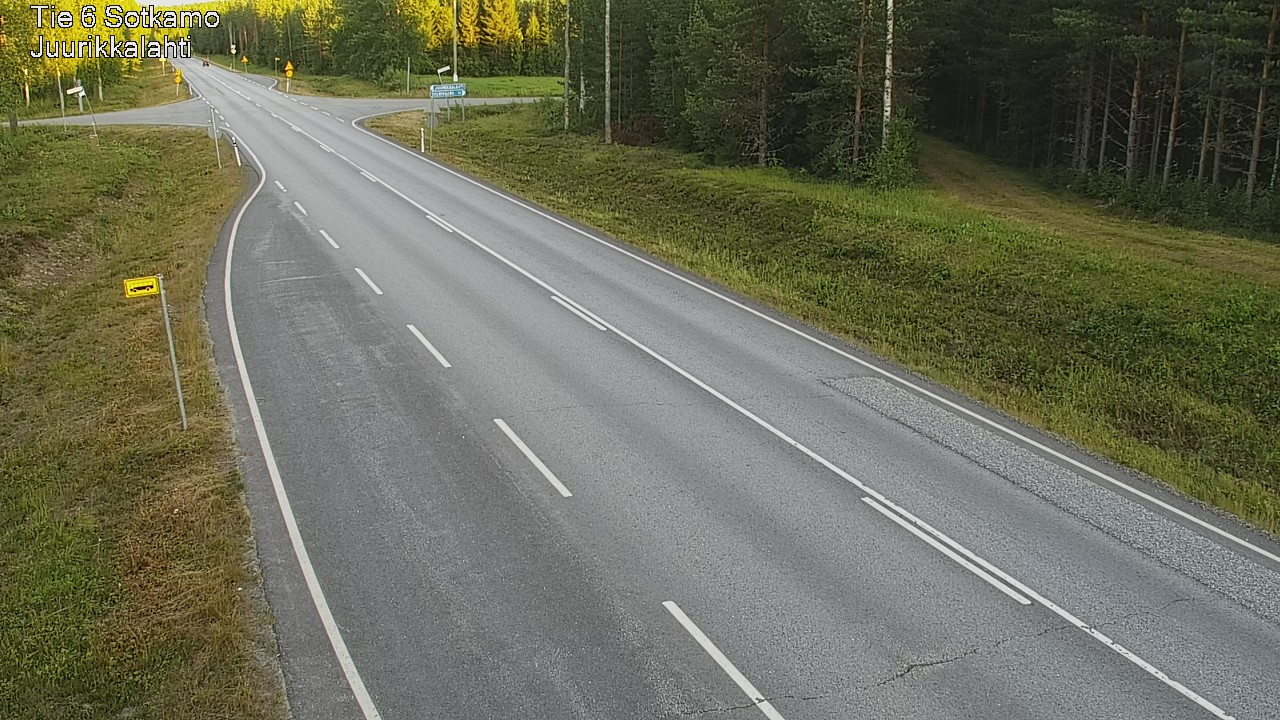 Weather Camera Image Väg 6 Sotkamo, Juurikkalahti, Sotkamo, Kainuu