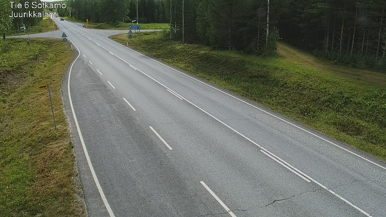 Weather Camera Image Väg 6 Sotkamo, Juurikkalahti, Sotkamo, Kainuu