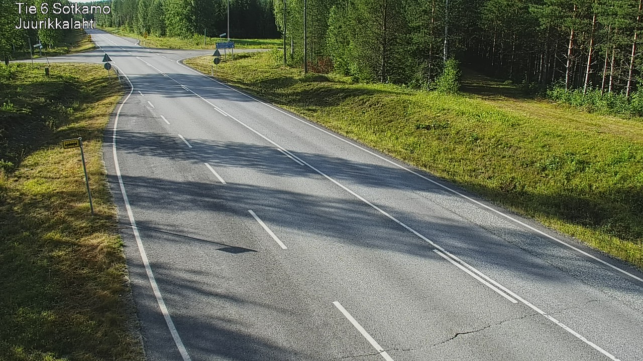 Weather Camera Image Road 6 Sotkamo, Juurikkalahti, Sotkamo, Kainuu