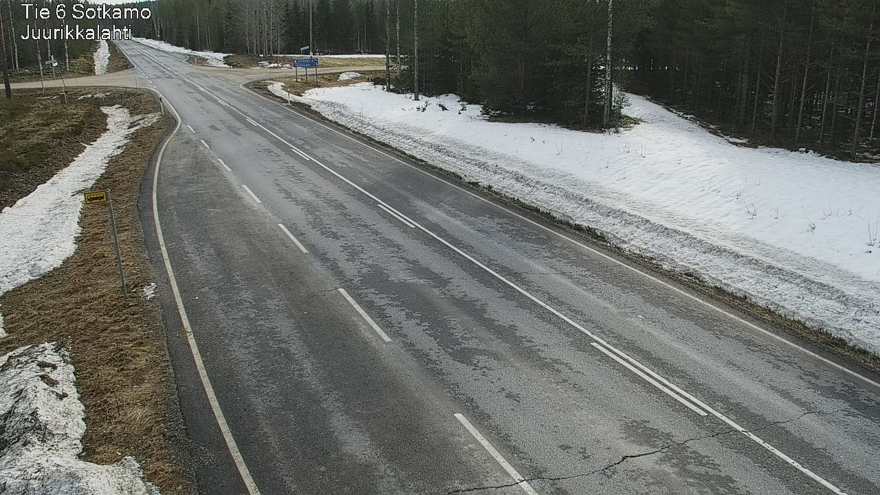 Weather Camera Image Väg 6 Sotkamo, Juurikkalahti, Sotkamo, Kainuu