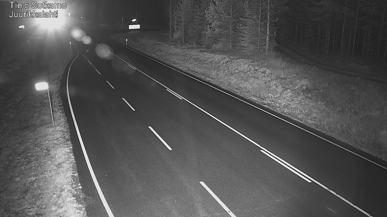 Weather Camera Image Väg 6 Sotkamo, Juurikkalahti, Sotkamo, Kainuu