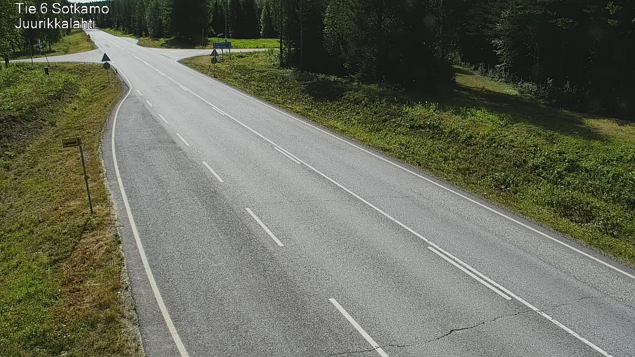Weather Camera Image Väg 6 Sotkamo, Juurikkalahti, Sotkamo, Kainuu
