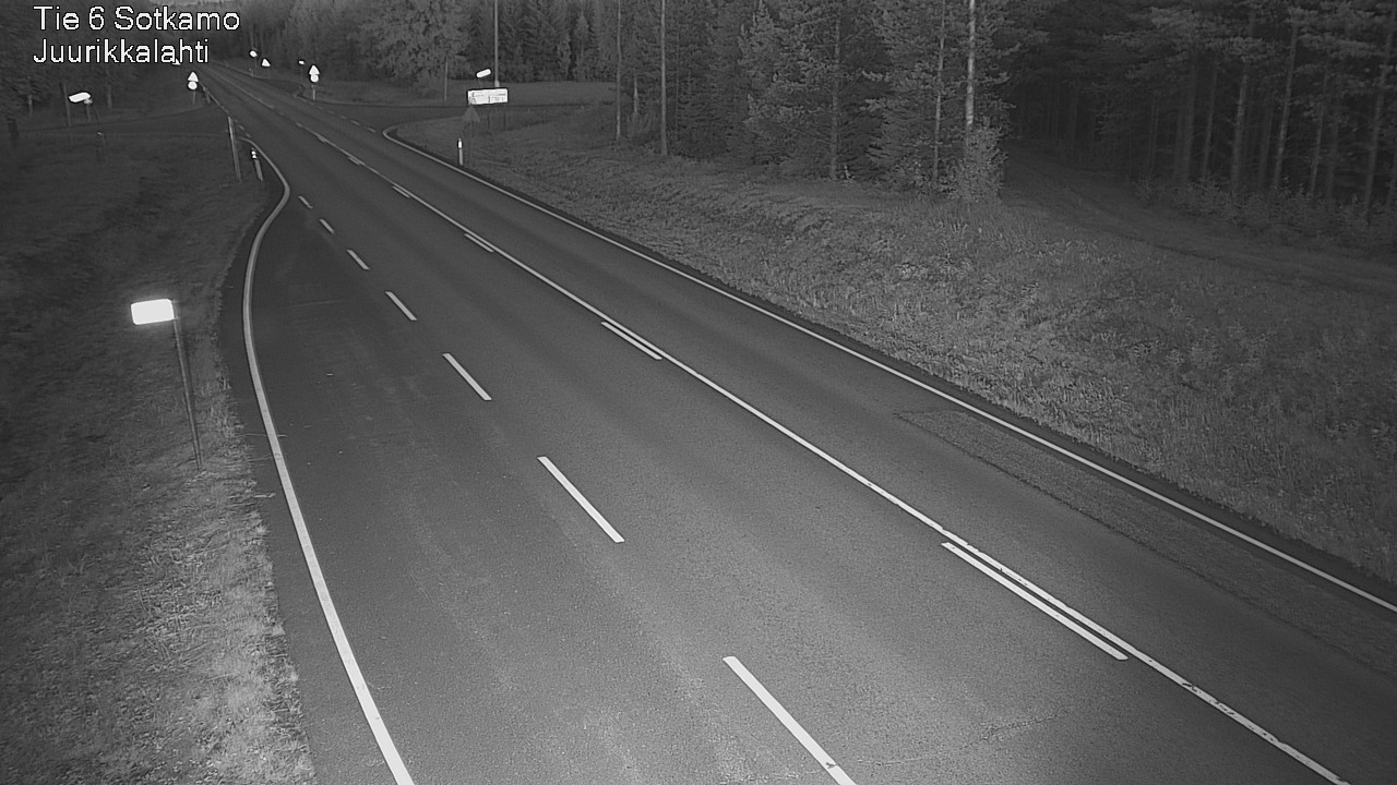 Weather Camera Image Väg 6 Sotkamo, Juurikkalahti, Sotkamo, Kainuu