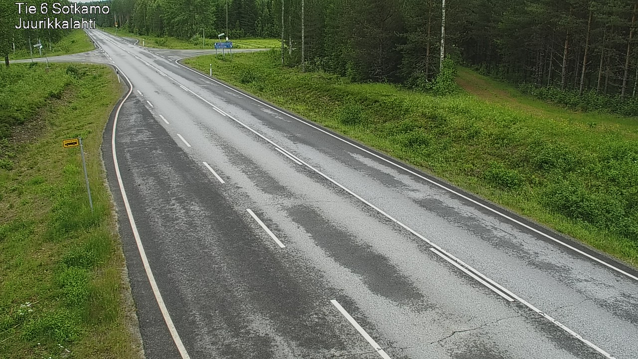 Weather Camera Image Road 6 Sotkamo, Juurikkalahti, Sotkamo, Kainuu