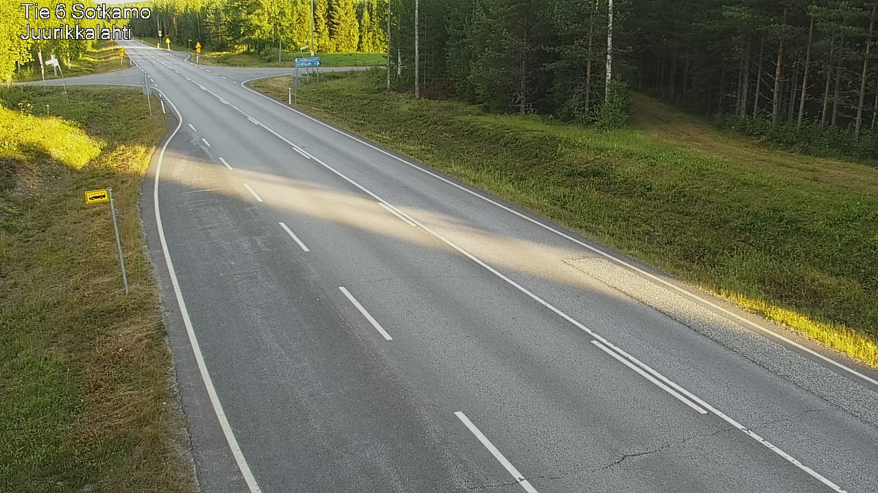 Weather Camera Image Väg 6 Sotkamo, Juurikkalahti, Sotkamo, Kainuu