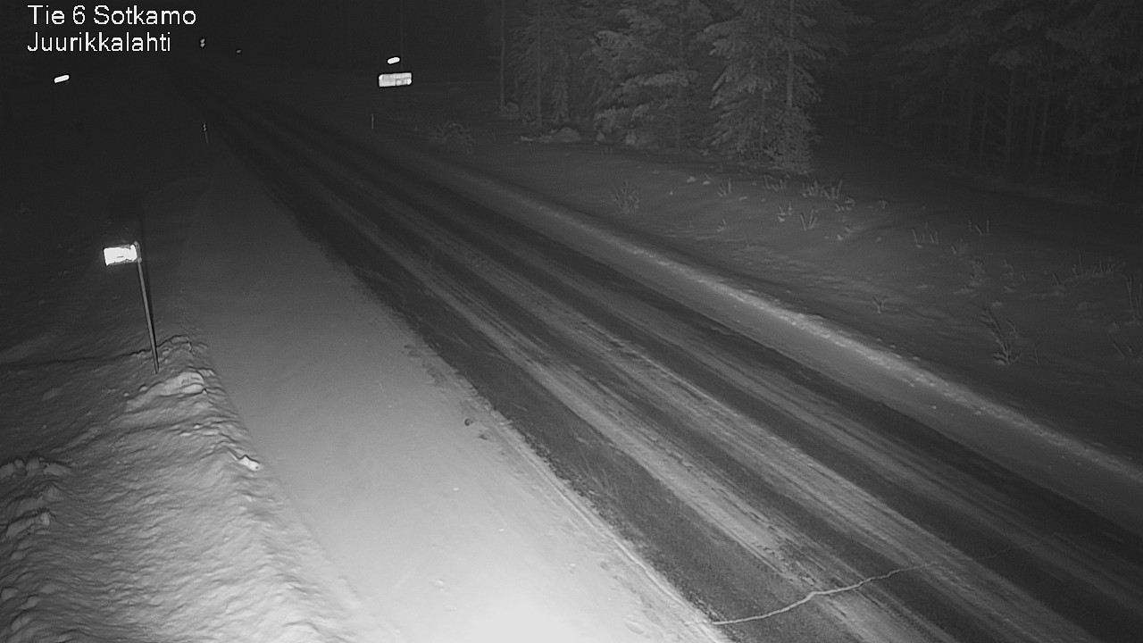 Weather Camera Image Road 6 Sotkamo, Juurikkalahti, Sotkamo, Kainuu