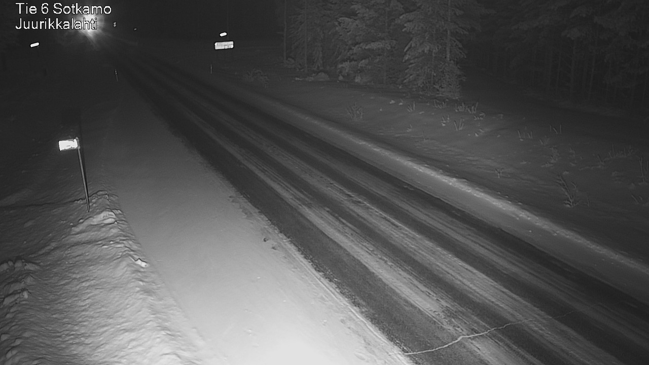 Weather Camera Image Road 6 Sotkamo, Juurikkalahti, Sotkamo, Kainuu