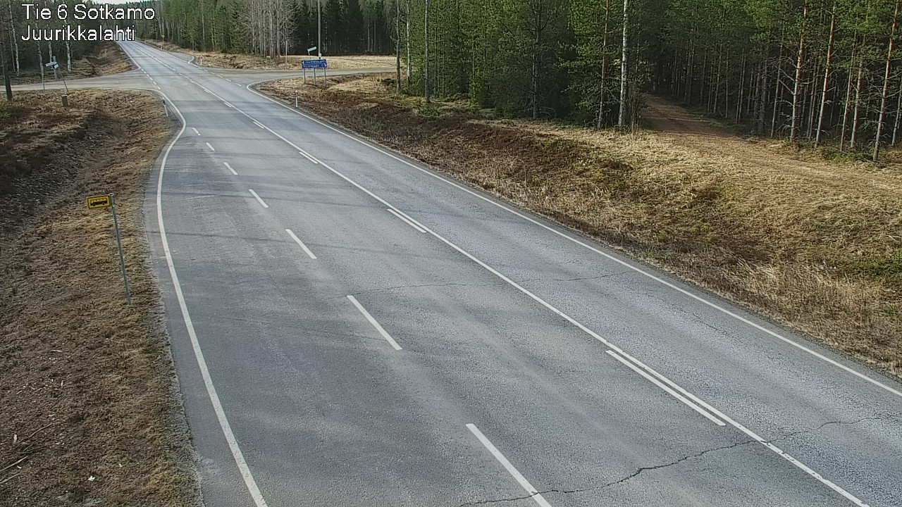 Weather Camera Image Väg 6 Sotkamo, Juurikkalahti, Sotkamo, Kainuu