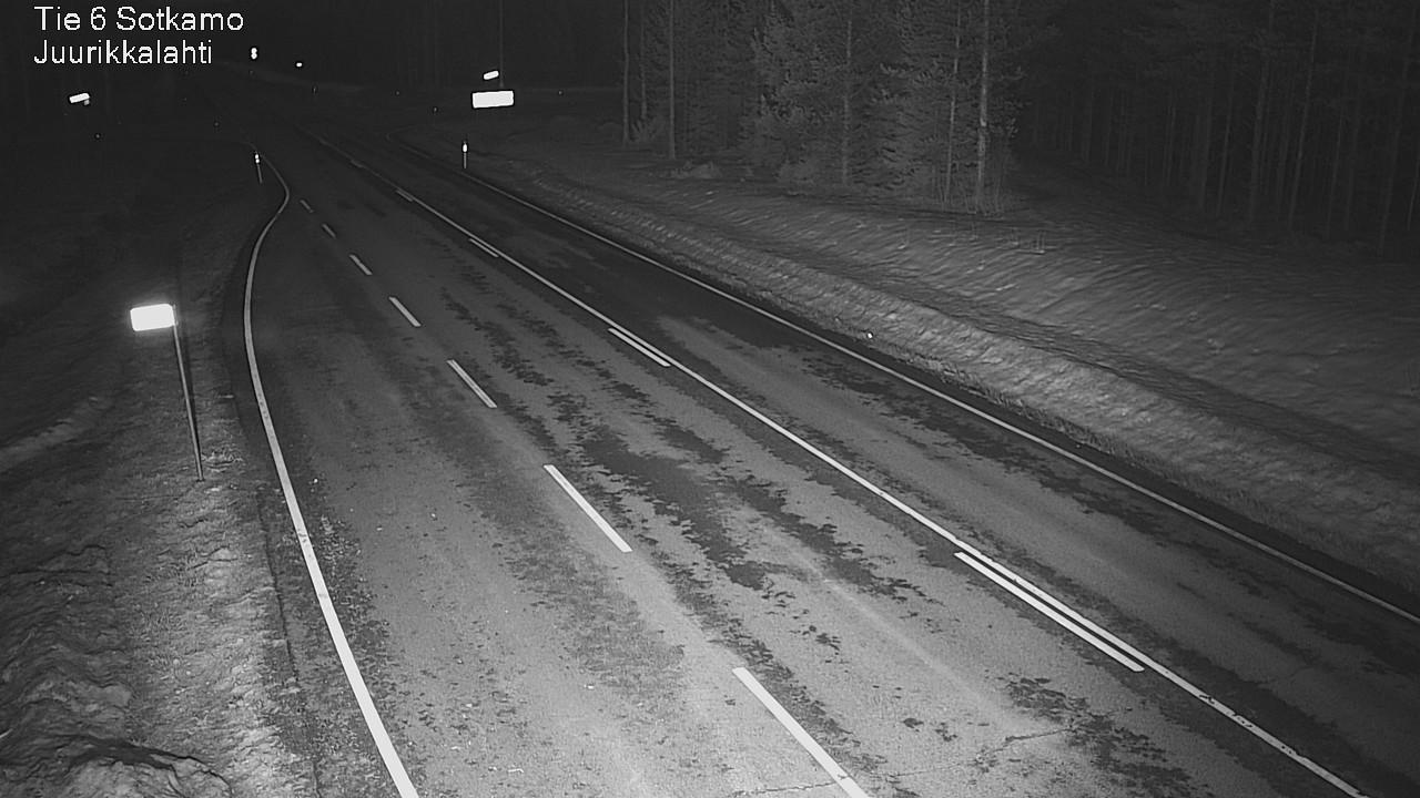 Weather Camera Image Road 6 Sotkamo, Juurikkalahti, Sotkamo, Kainuu