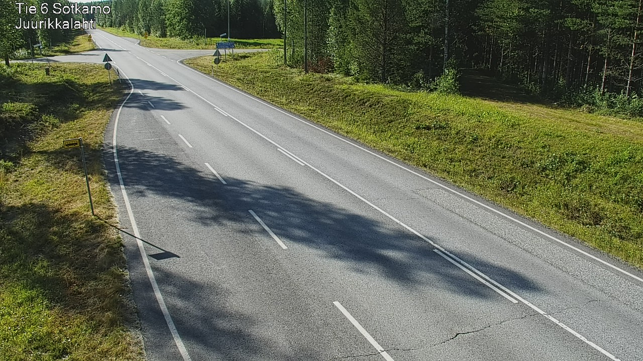 Weather Camera Image Road 6 Sotkamo, Juurikkalahti, Sotkamo, Kainuu