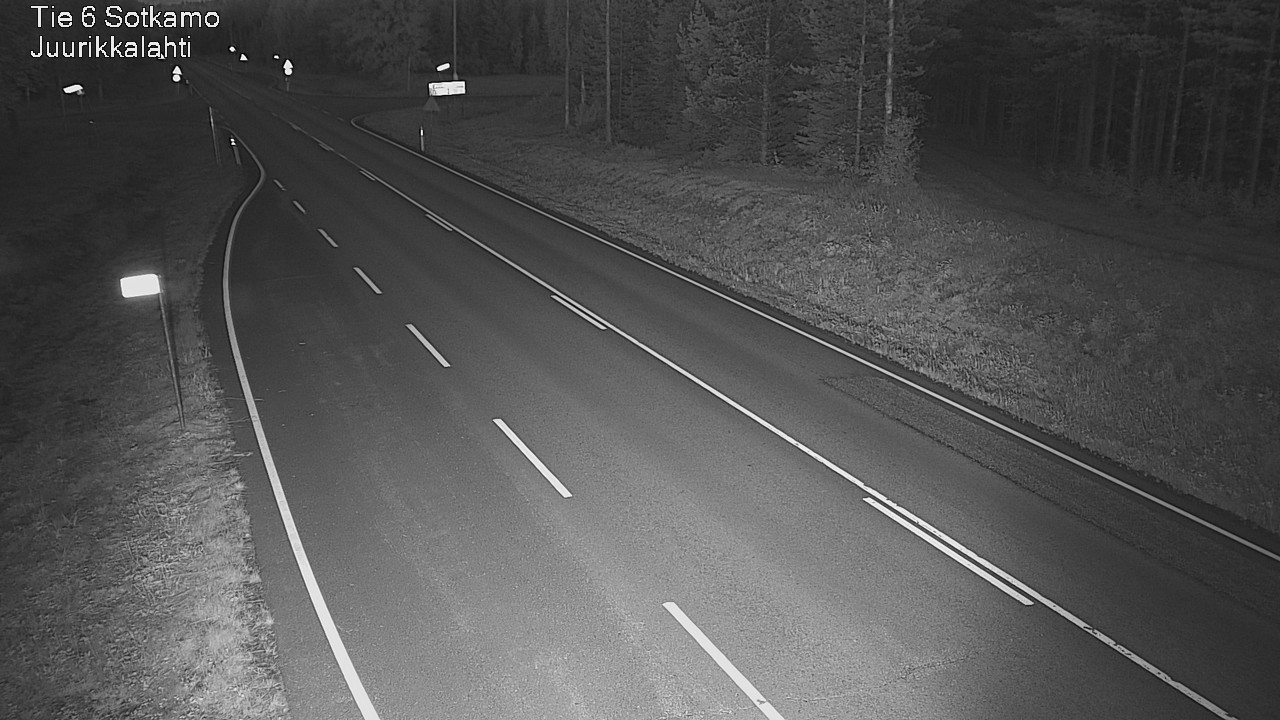 Weather Camera Image Väg 6 Sotkamo, Juurikkalahti, Sotkamo, Kainuu