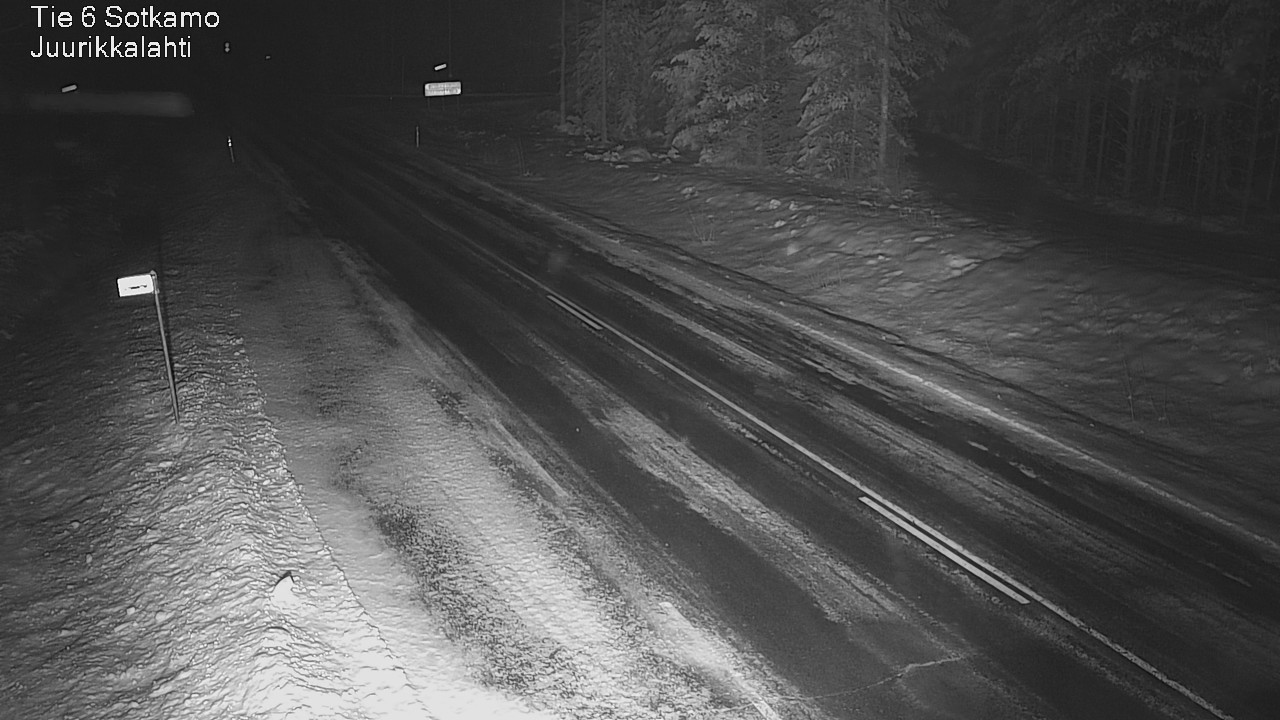 Weather Camera Image Väg 6 Sotkamo, Juurikkalahti, Sotkamo, Kainuu