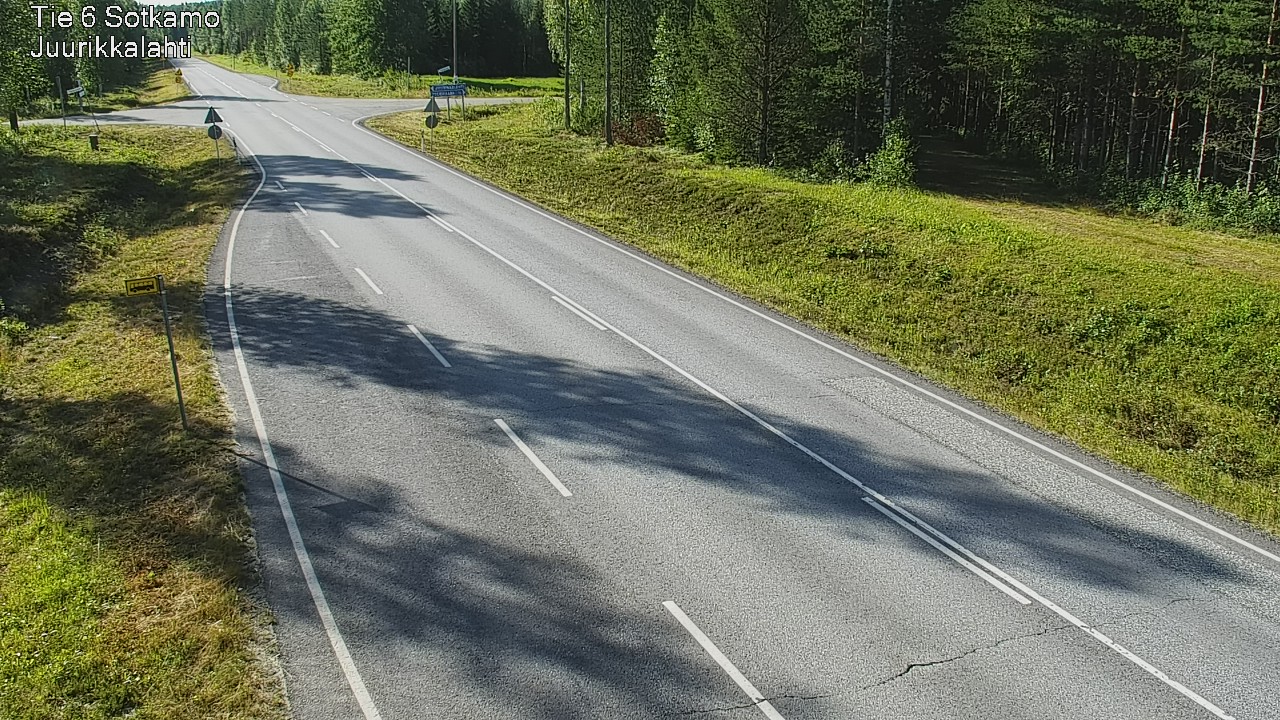 Weather Camera Image Road 6 Sotkamo, Juurikkalahti, Sotkamo, Kainuu