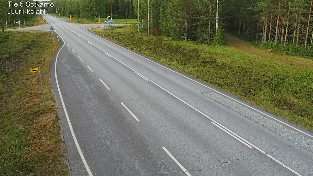 Weather Camera Image Väg 6 Sotkamo, Juurikkalahti, Sotkamo, Kainuu