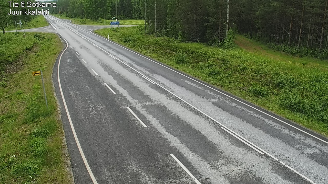 Weather Camera Image Road 6 Sotkamo, Juurikkalahti, Sotkamo, Kainuu