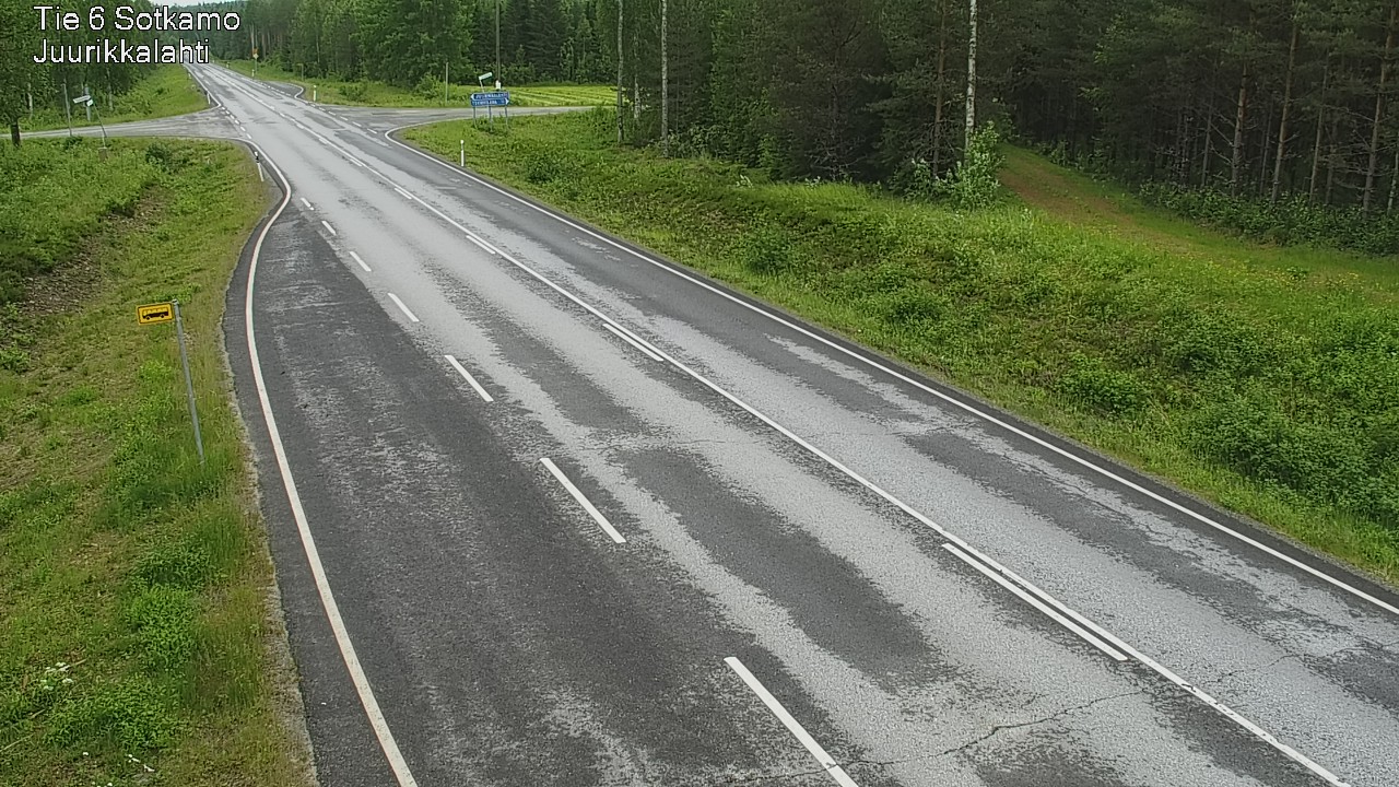 Weather Camera Image Road 6 Sotkamo, Juurikkalahti, Sotkamo, Kainuu