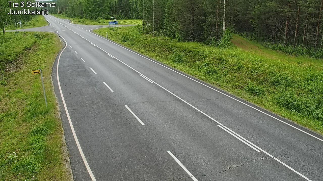 Weather Camera Image Road 6 Sotkamo, Juurikkalahti, Sotkamo, Kainuu