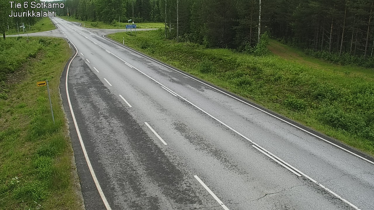 Weather Camera Image Väg 6 Sotkamo, Juurikkalahti, Sotkamo, Kainuu