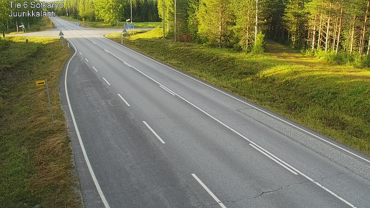 Weather Camera Image Väg 6 Sotkamo, Juurikkalahti, Sotkamo, Kainuu