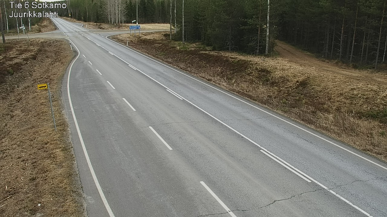 Weather Camera Image Väg 6 Sotkamo, Juurikkalahti, Sotkamo, Kainuu