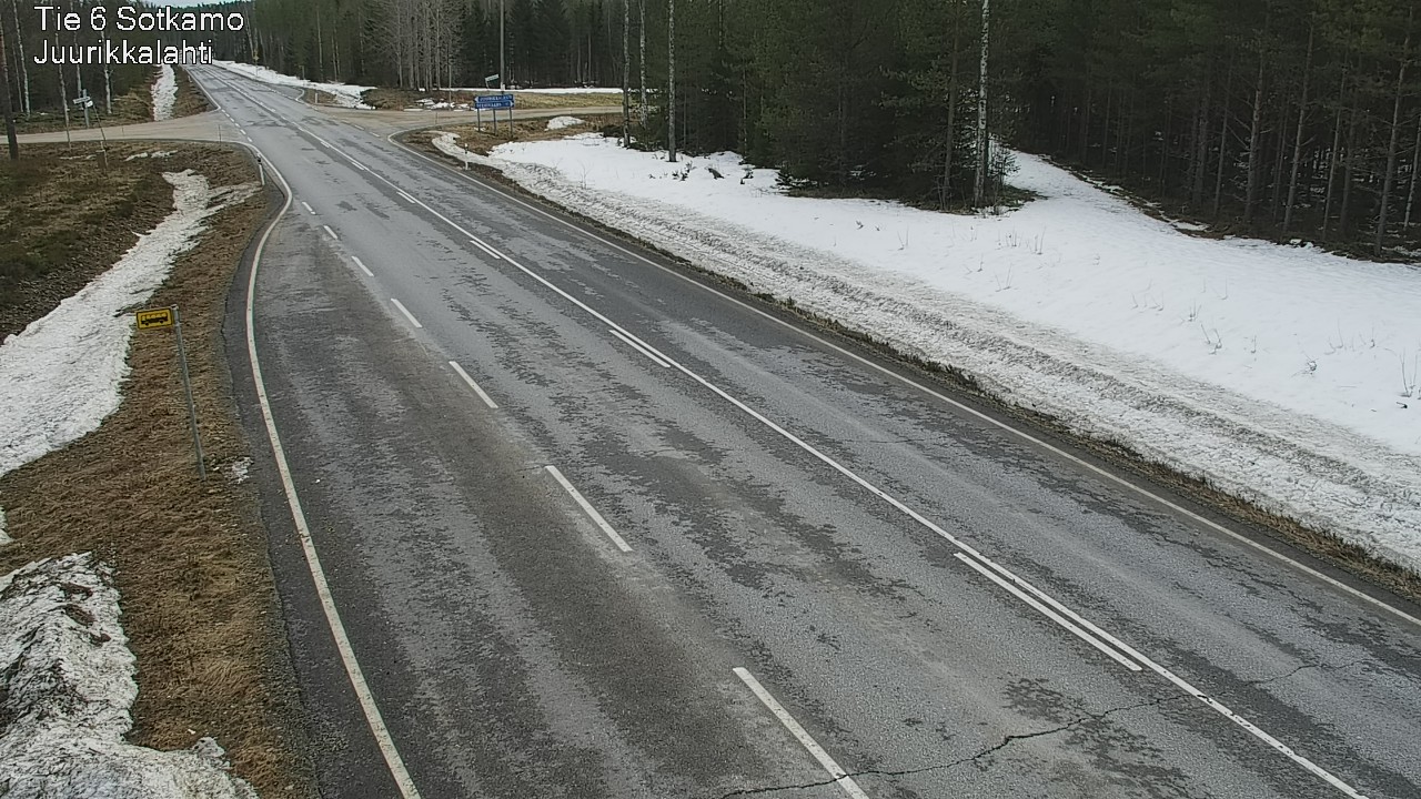 Weather Camera Image Väg 6 Sotkamo, Juurikkalahti, Sotkamo, Kainuu