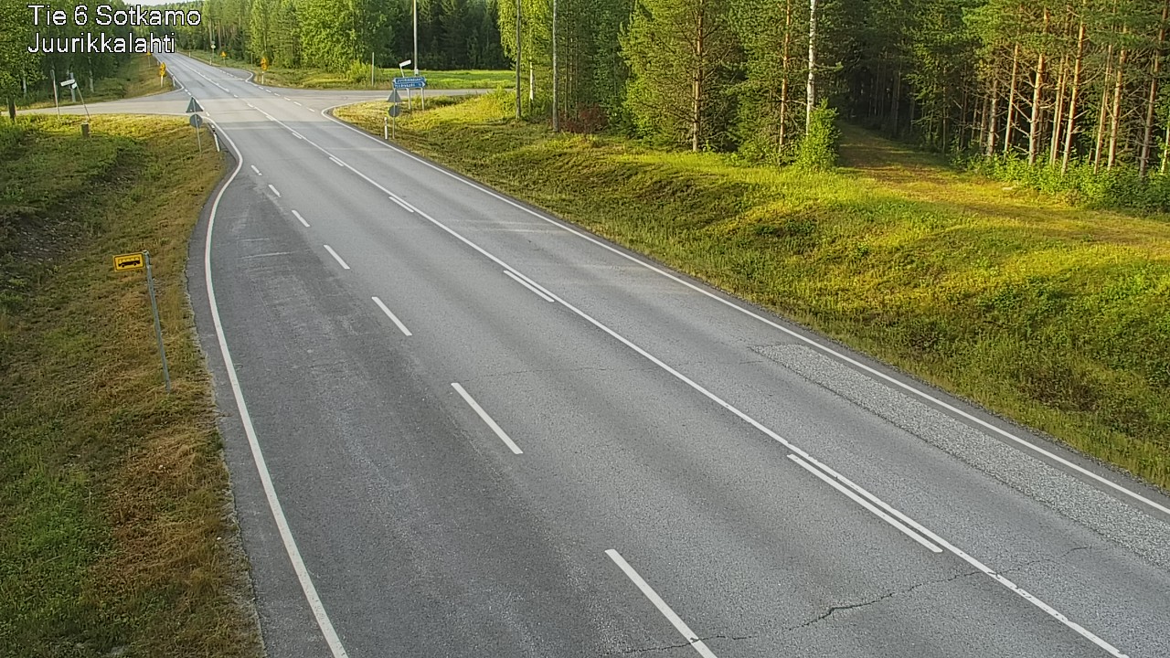 Weather Camera Image Väg 6 Sotkamo, Juurikkalahti, Sotkamo, Kainuu