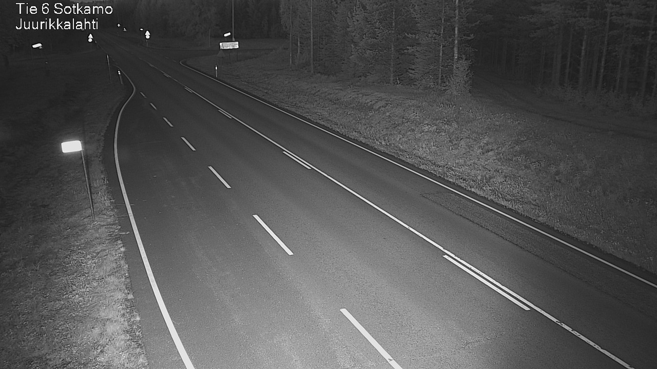 Weather Camera Image Väg 6 Sotkamo, Juurikkalahti, Sotkamo, Kainuu