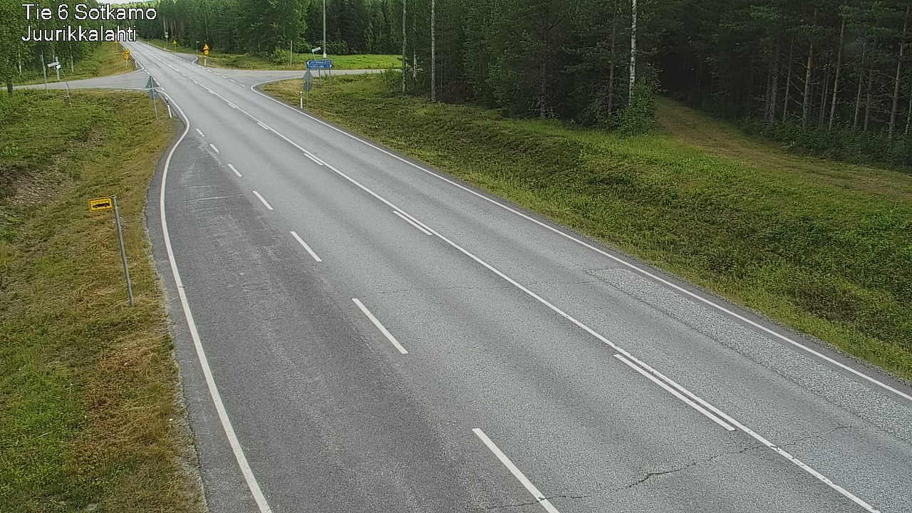 Weather Camera Image Väg 6 Sotkamo, Juurikkalahti, Sotkamo, Kainuu
