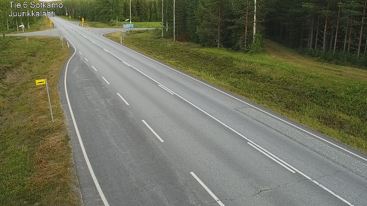 Weather Camera Image Väg 6 Sotkamo, Juurikkalahti, Sotkamo, Kainuu