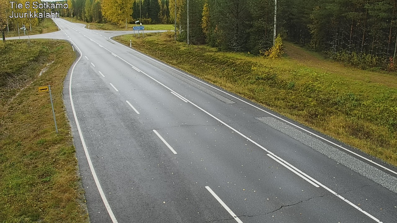 Weather Camera Image Road 6 Sotkamo, Juurikkalahti, Sotkamo, Kainuu