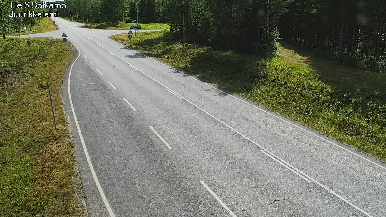 Weather Camera Image Väg 6 Sotkamo, Juurikkalahti, Sotkamo, Kainuu