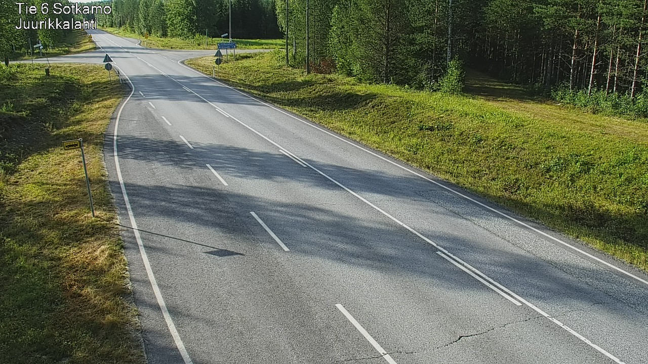 Weather Camera Image Road 6 Sotkamo, Juurikkalahti, Sotkamo, Kainuu