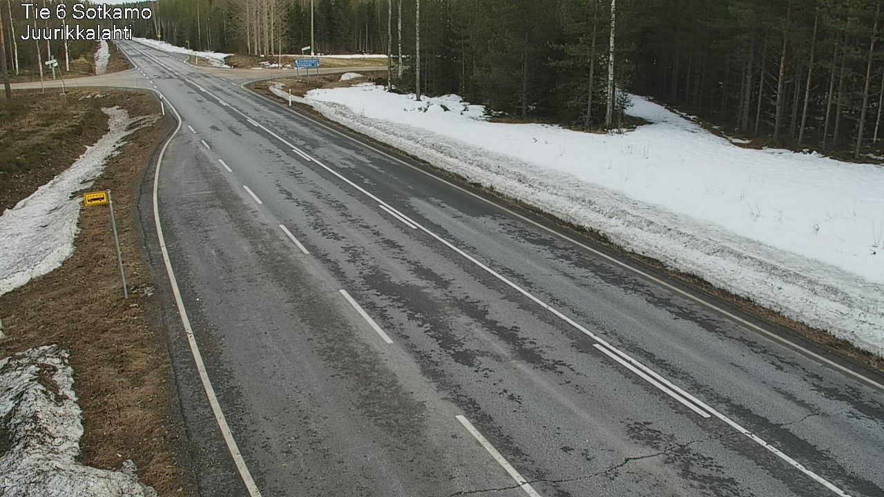 Weather Camera Image Road 6 Sotkamo, Juurikkalahti, Sotkamo, Kainuu
