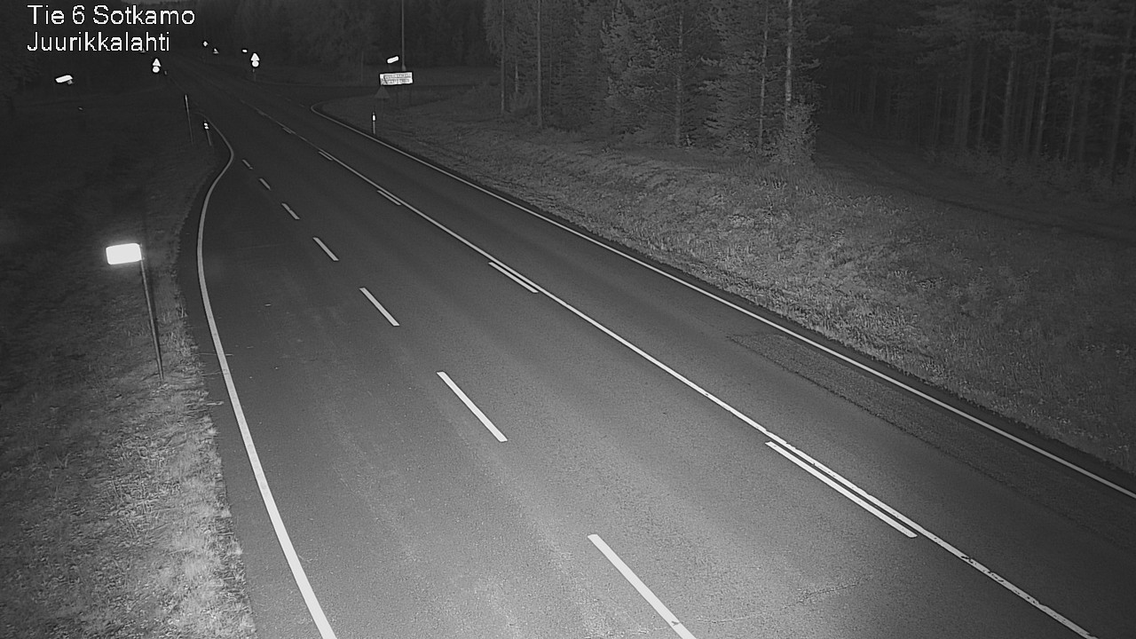 Weather Camera Image Väg 6 Sotkamo, Juurikkalahti, Sotkamo, Kainuu