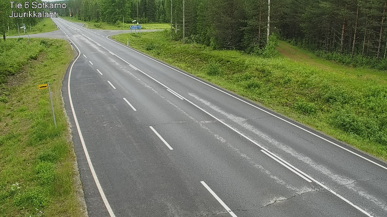 Weather Camera Image Road 6 Sotkamo, Juurikkalahti, Sotkamo, Kainuu