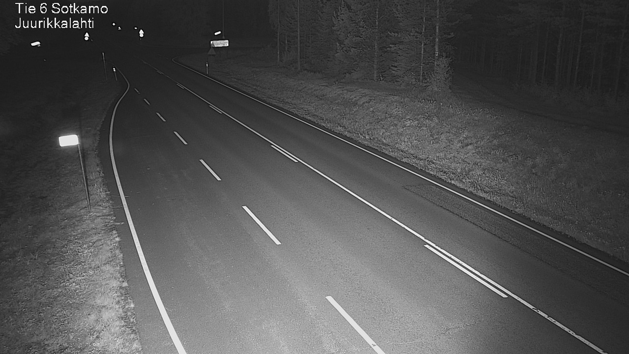 Weather Camera Image Väg 6 Sotkamo, Juurikkalahti, Sotkamo, Kainuu
