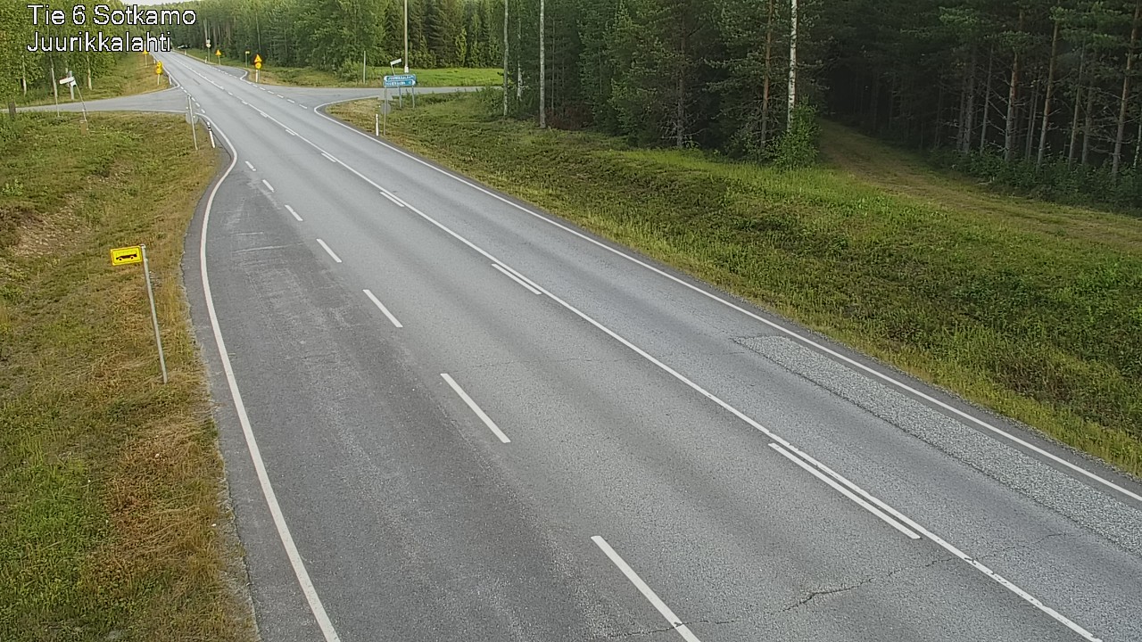 Weather Camera Image Väg 6 Sotkamo, Juurikkalahti, Sotkamo, Kainuu