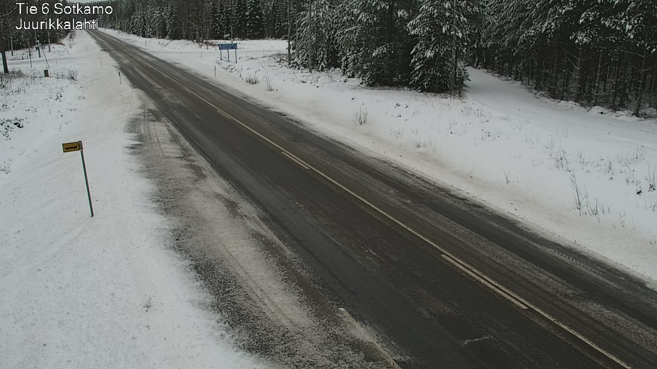 Weather Camera Image Väg 6 Sotkamo, Juurikkalahti, Sotkamo, Kainuu