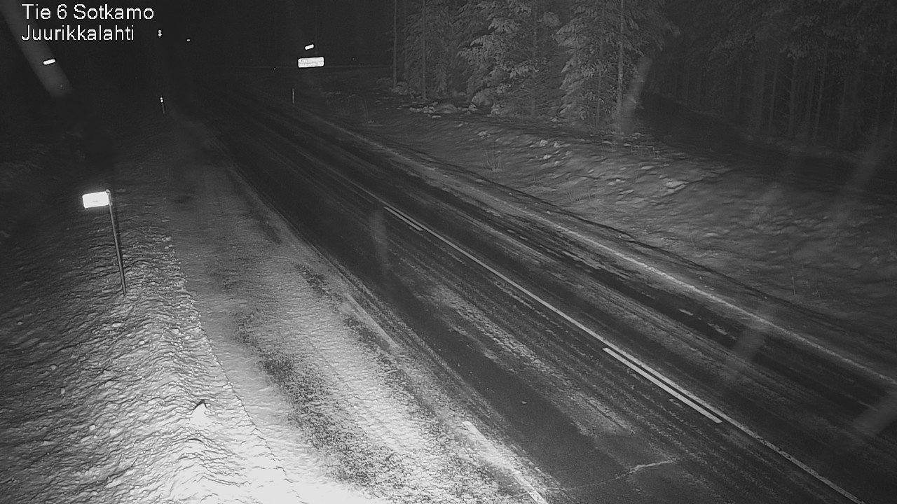 Weather Camera Image Väg 6 Sotkamo, Juurikkalahti, Sotkamo, Kainuu
